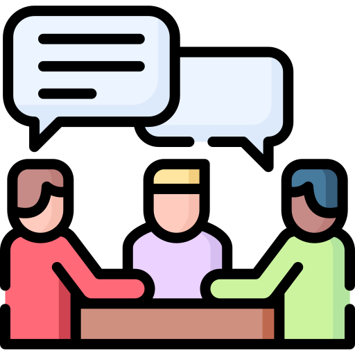 Image représentant des personnes communicant sur un projet